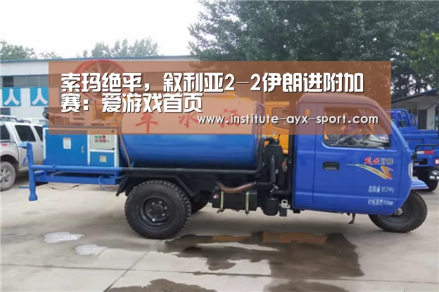 索玛绝平,叙利亚2-2伊朗进附加赛:爱游戏首页(图2) 爱游戏官网